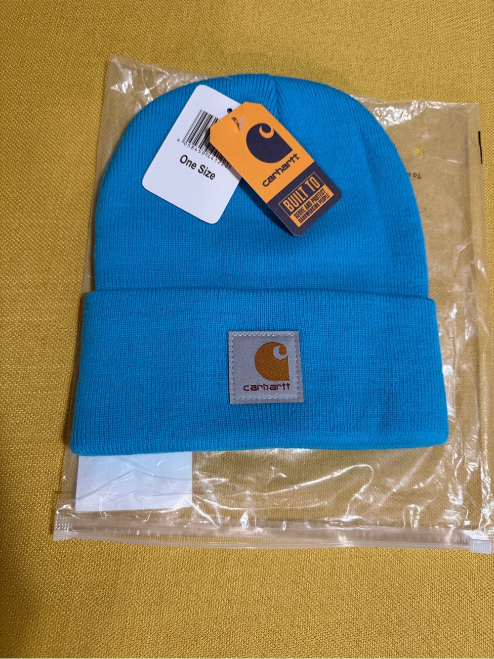 Carhartt Kids Bright Turquoise Cuffed Beanie